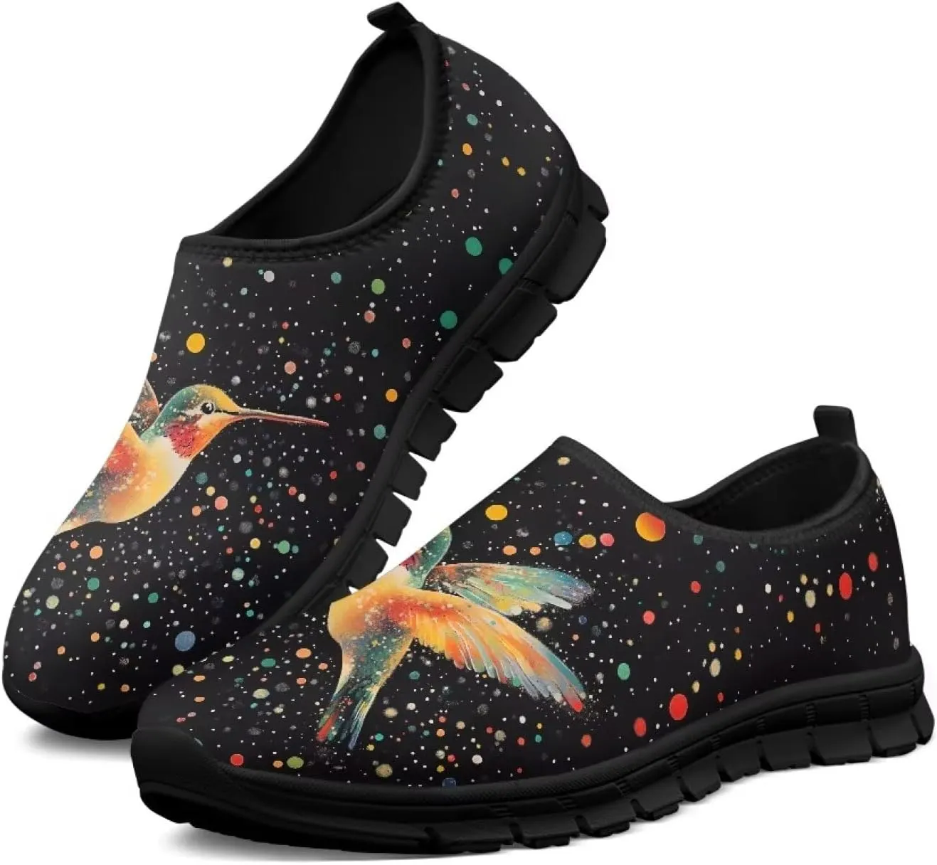 Animal Sneakers for Women Low-Top Cozy Casual Hands Free Non-Slip Sneakers Slip On Lightweight Walking Shoes for Teen Girls US 5.5-11.5