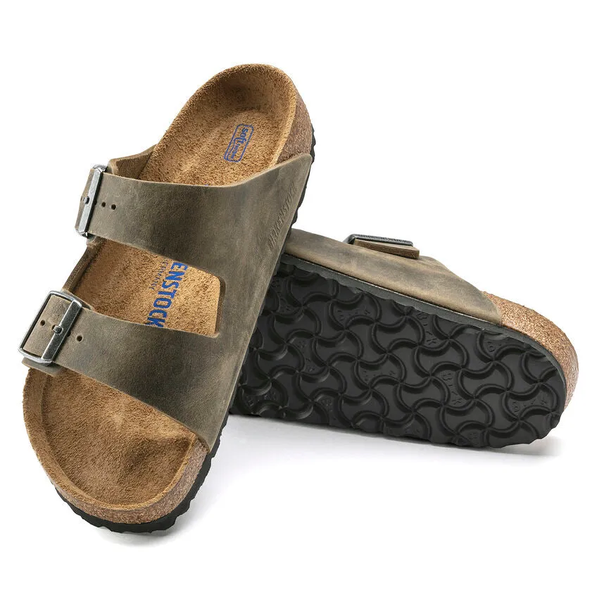 Arizona Soft Footbed Oiled Leather (Faded Khaki)