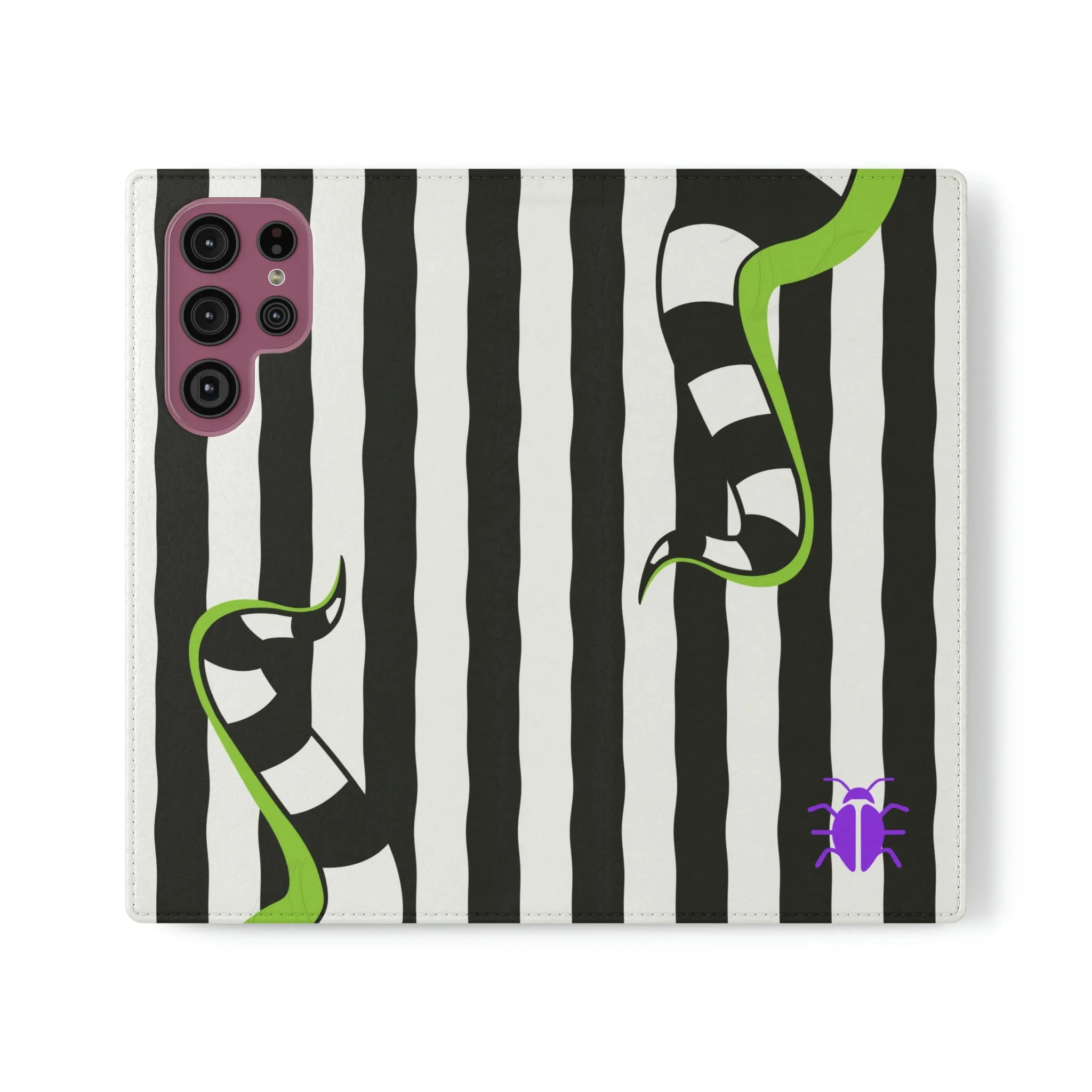 Beetlejuce & Sandworm Street Style | Horror Freak Flip Wallet Phone Case