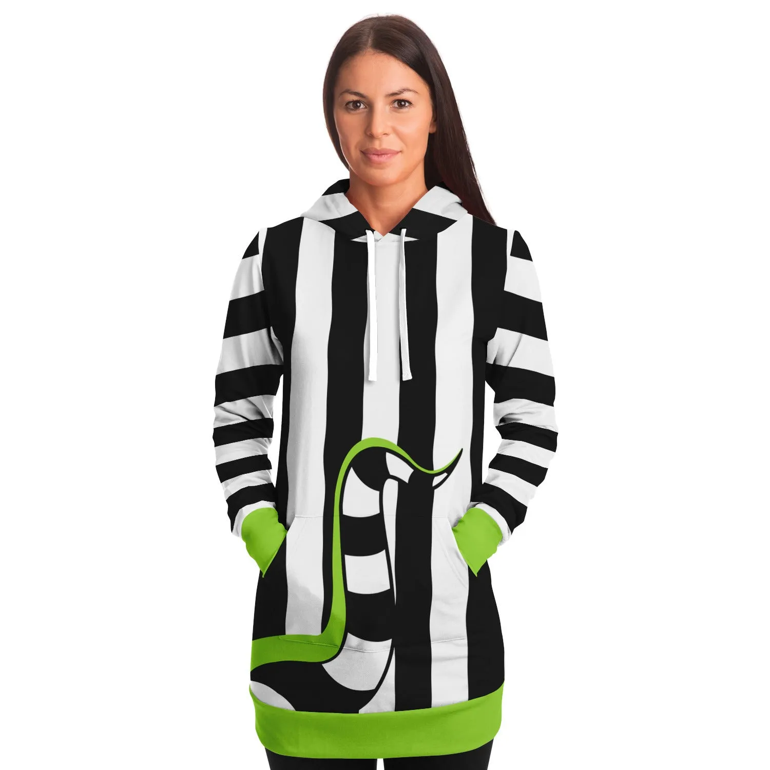 Beetlejuce & Sandworm Street Style | Horror Freak Long Hoodie Dress