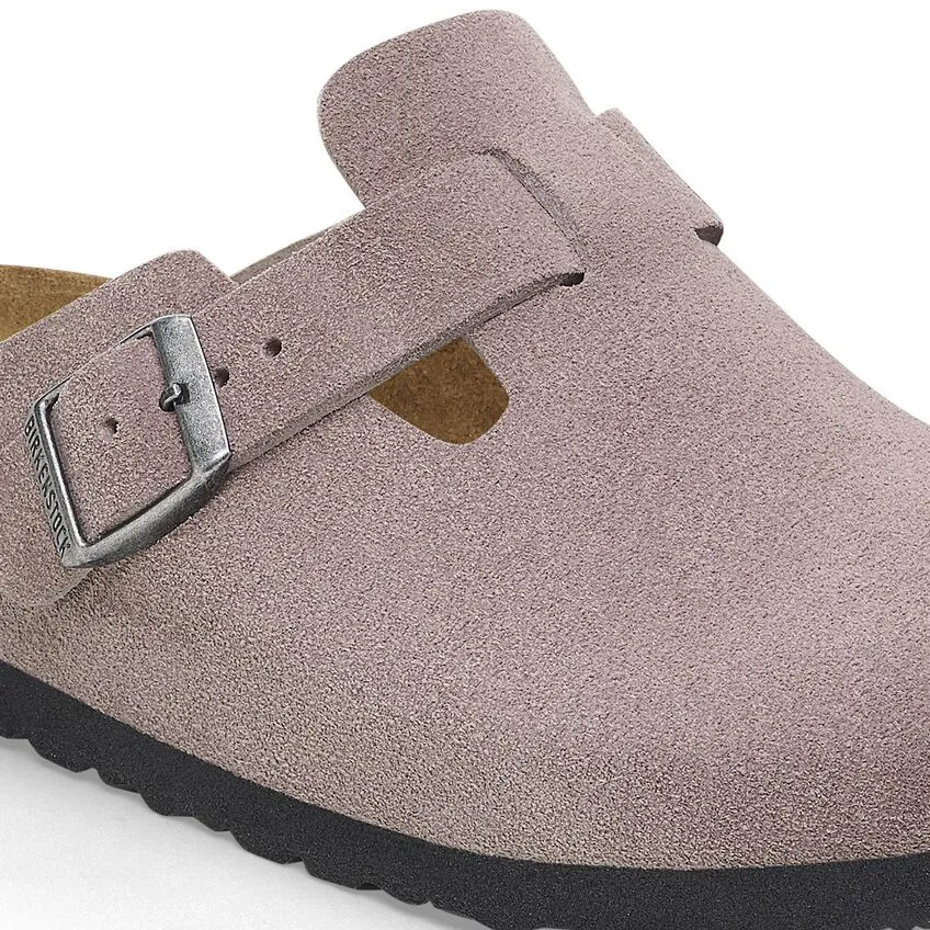 Boston Soft Footbed - Faded Purple Suede