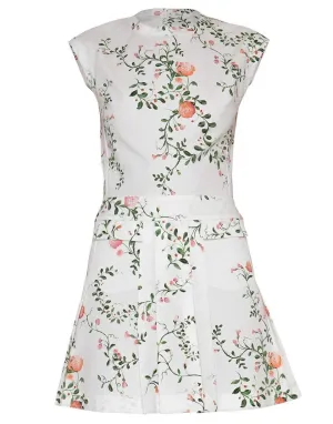 Botanical Printed Poplin Dress