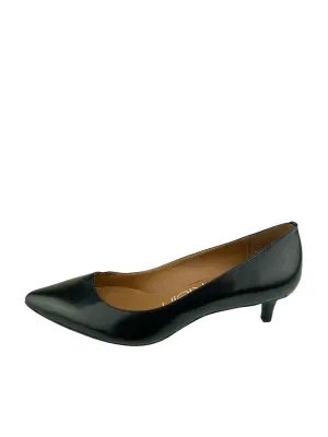 Calvin Klein Women's Gabrianna Kitten Heel Pumps Black Size 10