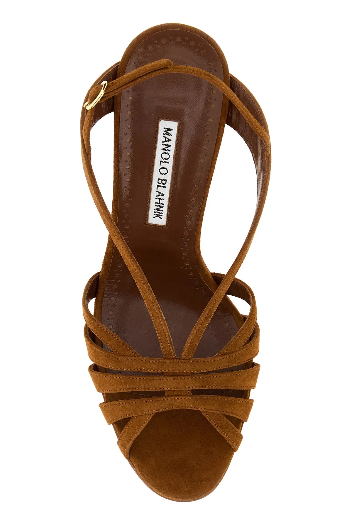 Camel suede Sardina sandals