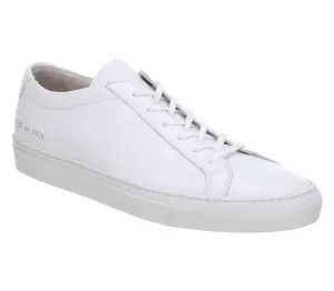 Common Pro Achilles Low Trainers White