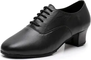 Dancing Shoes for Men Ballroom Standard Latin Tango Salsa Dance Shoes with Heel X8008
