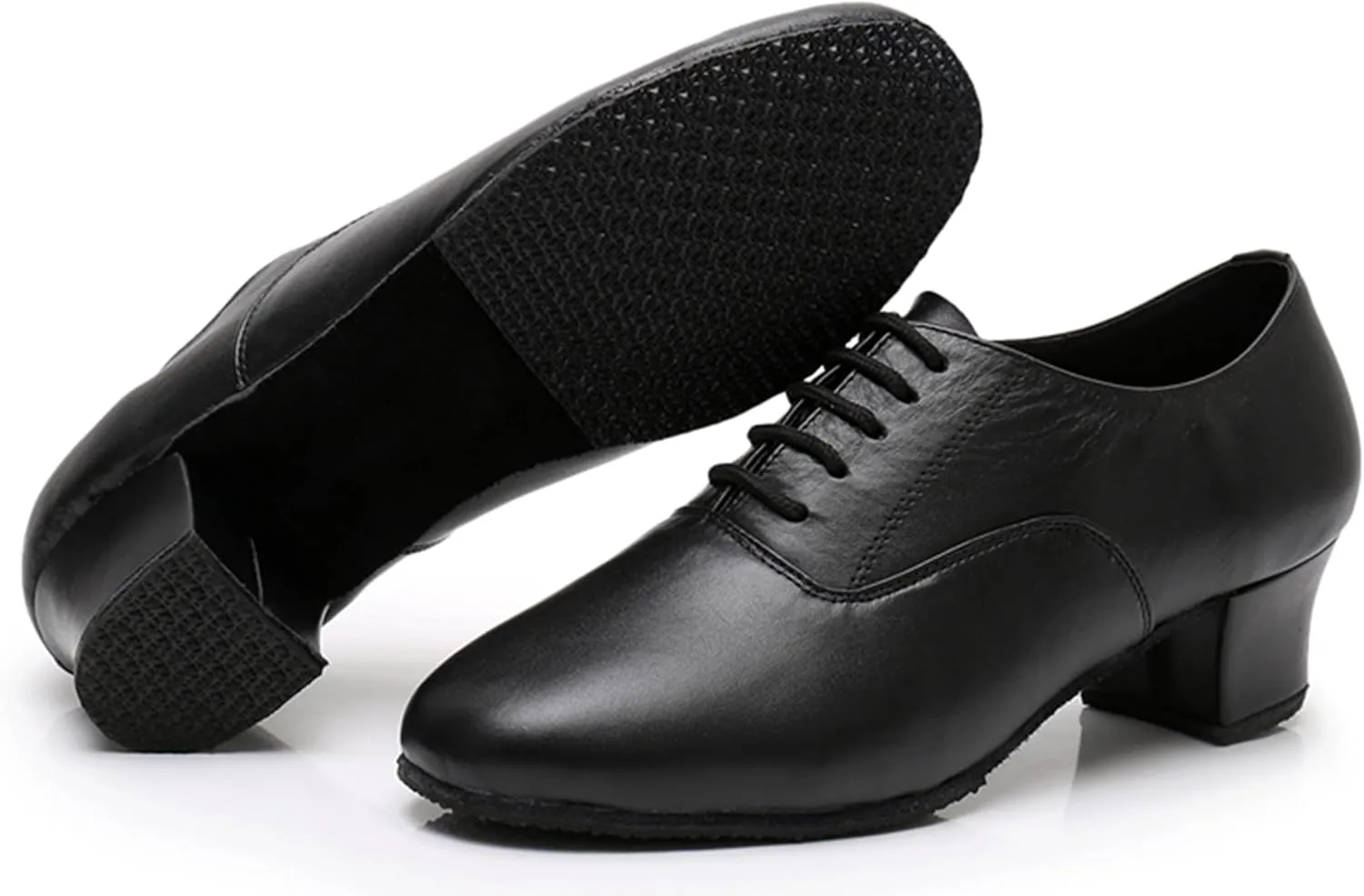 Dancing Shoes for Men Ballroom Standard Latin Tango Salsa Dance Shoes with Heel X8008