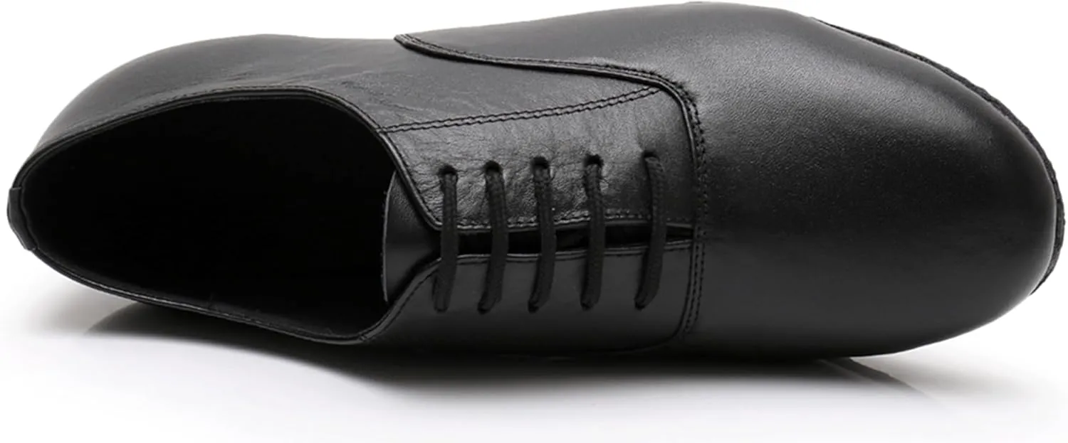 Dancing Shoes for Men Ballroom Standard Latin Tango Salsa Dance Shoes with Heel X8008