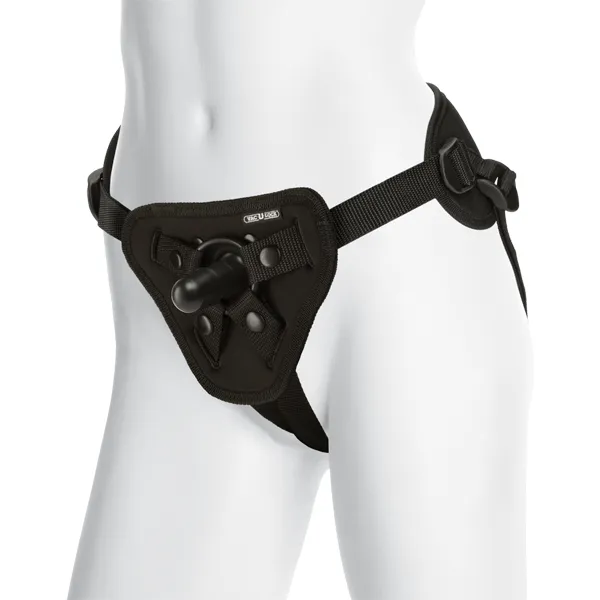 Doc Johnson Vac-U-Lock Platinum Corset Harness with Plug