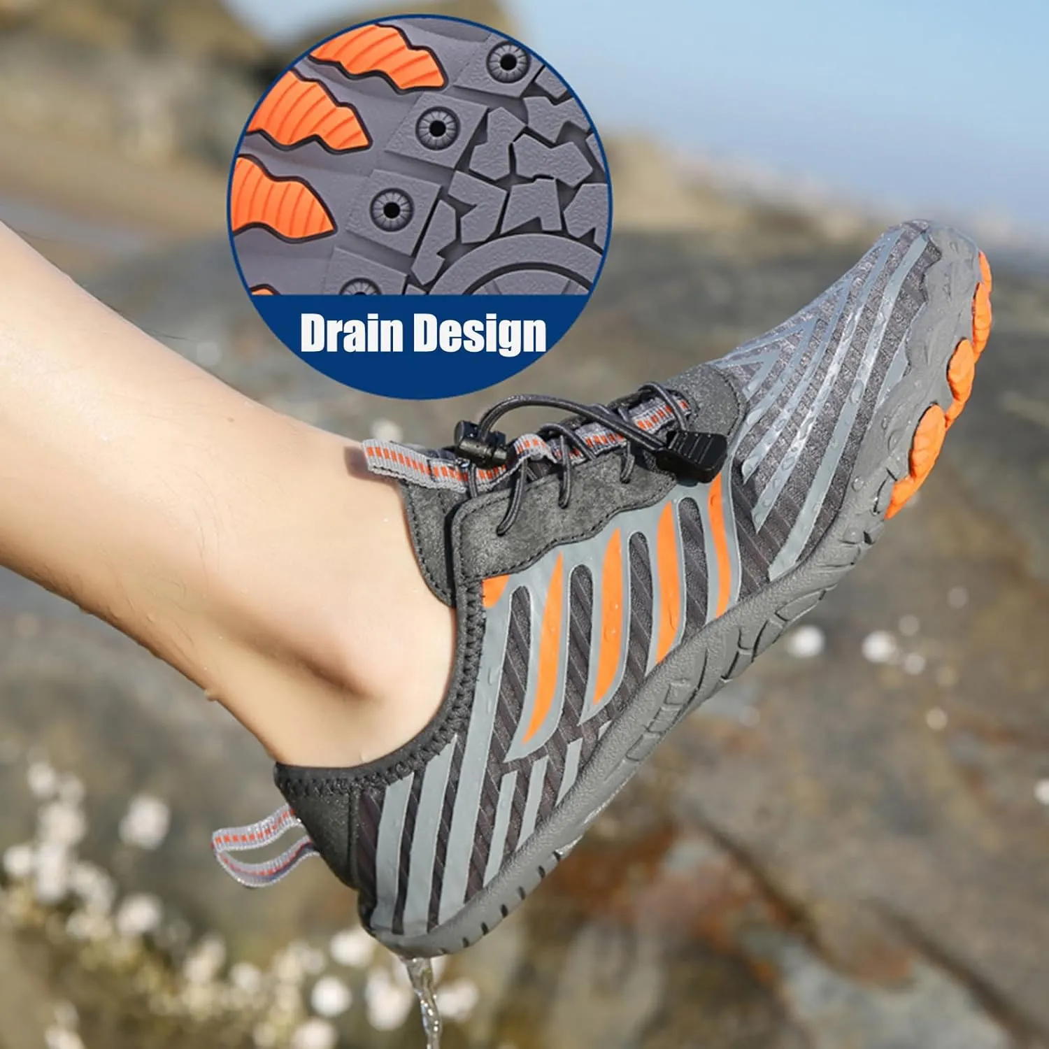 DOTH Barefoot Shoes for Women, Men Pro Footwear Wide Toe Box, Non Slip Grounded Hike Shoes for Running Walking