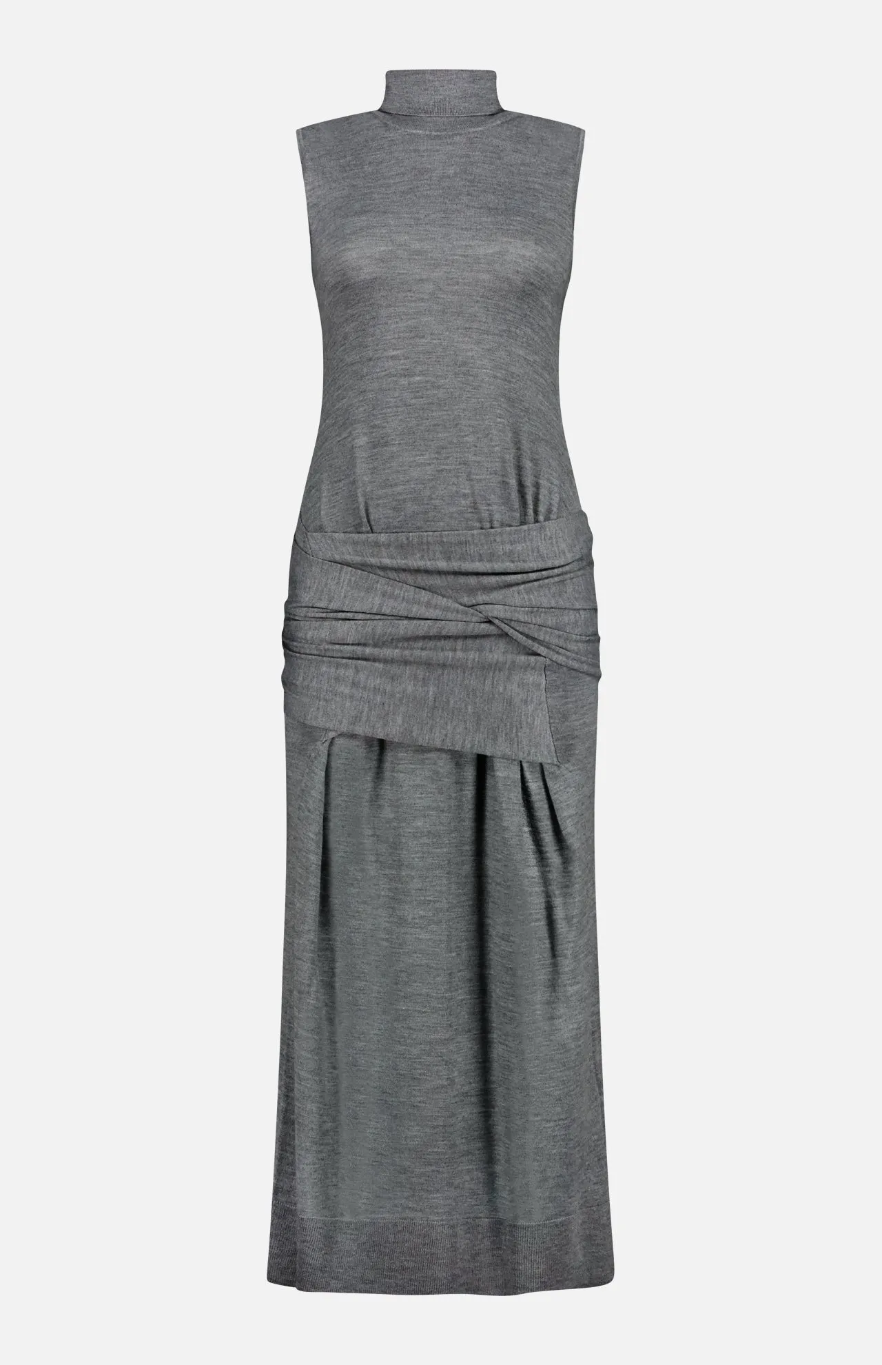 Draped Knit Dress