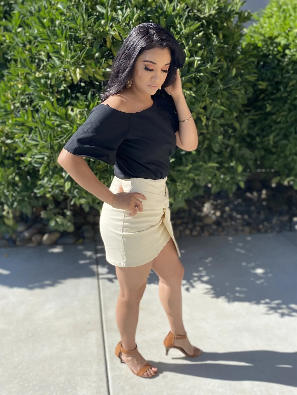 Flor Front Wrap Skirt
