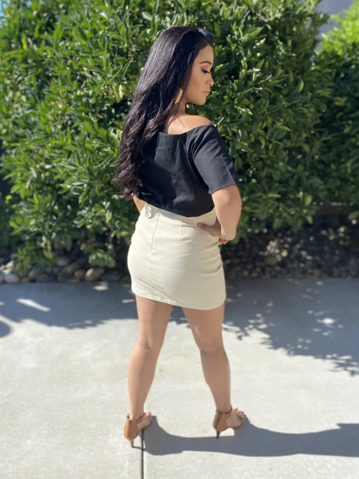 Flor Front Wrap Skirt