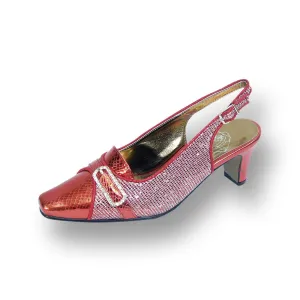 FLORAL Elena Women's Wide Width Slingback Dress Pumps