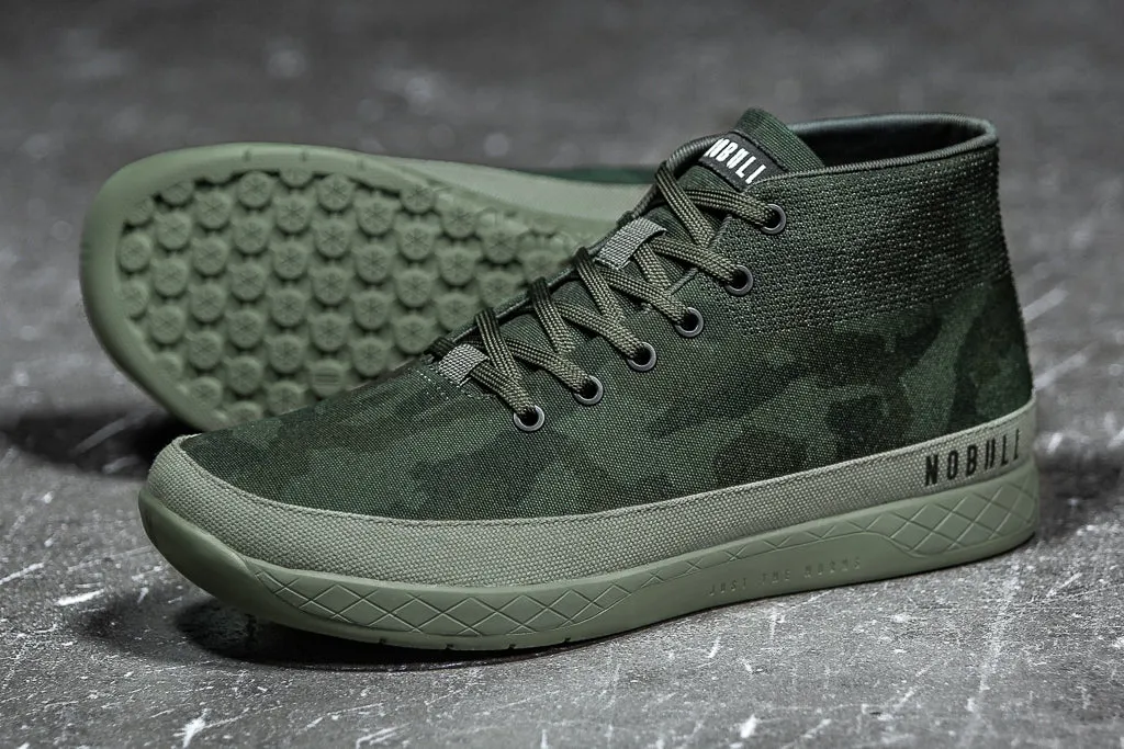 FOREST CAMO CANVAS MID TRAINER (MEN'S)