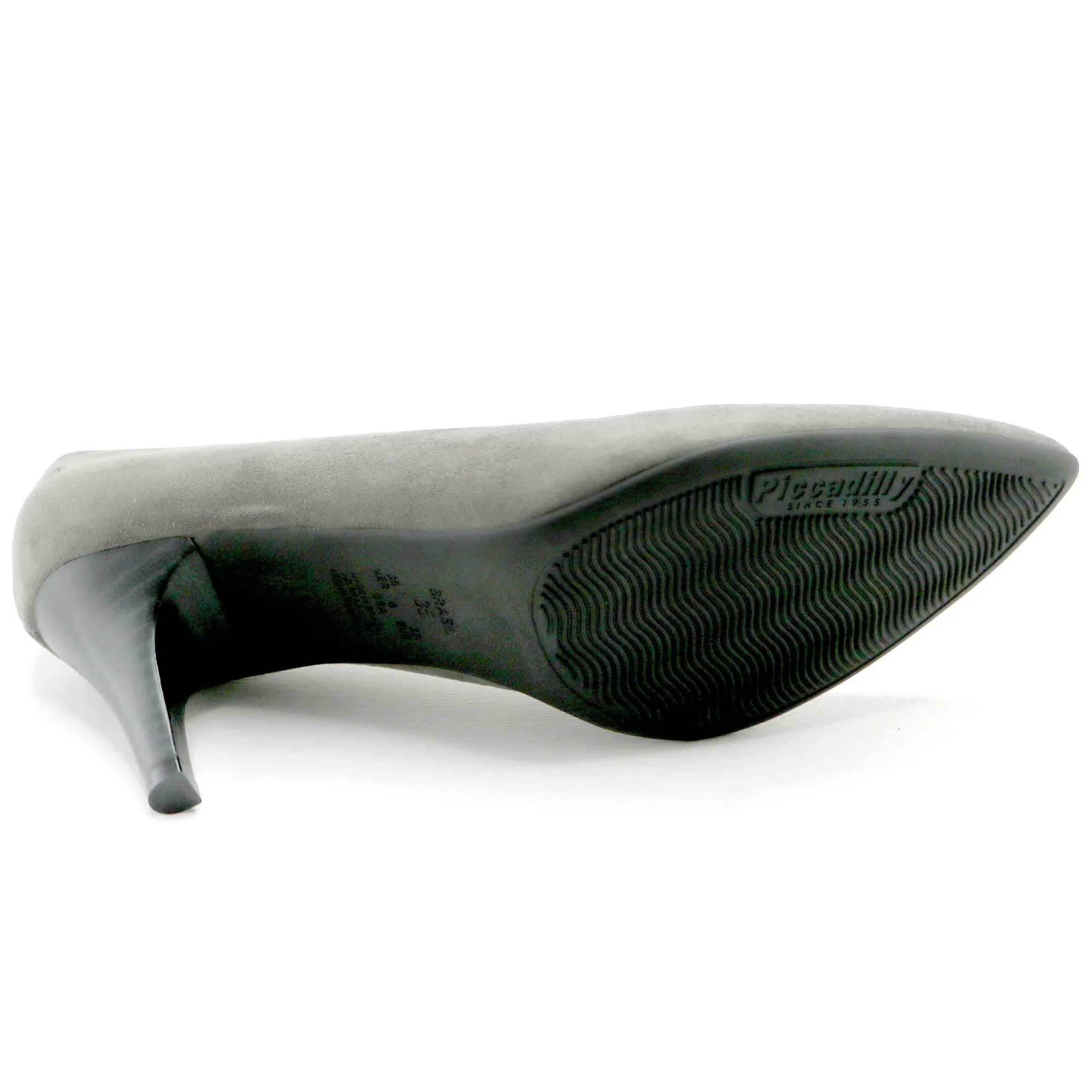 Grey Microfiber Pumps (745.058)