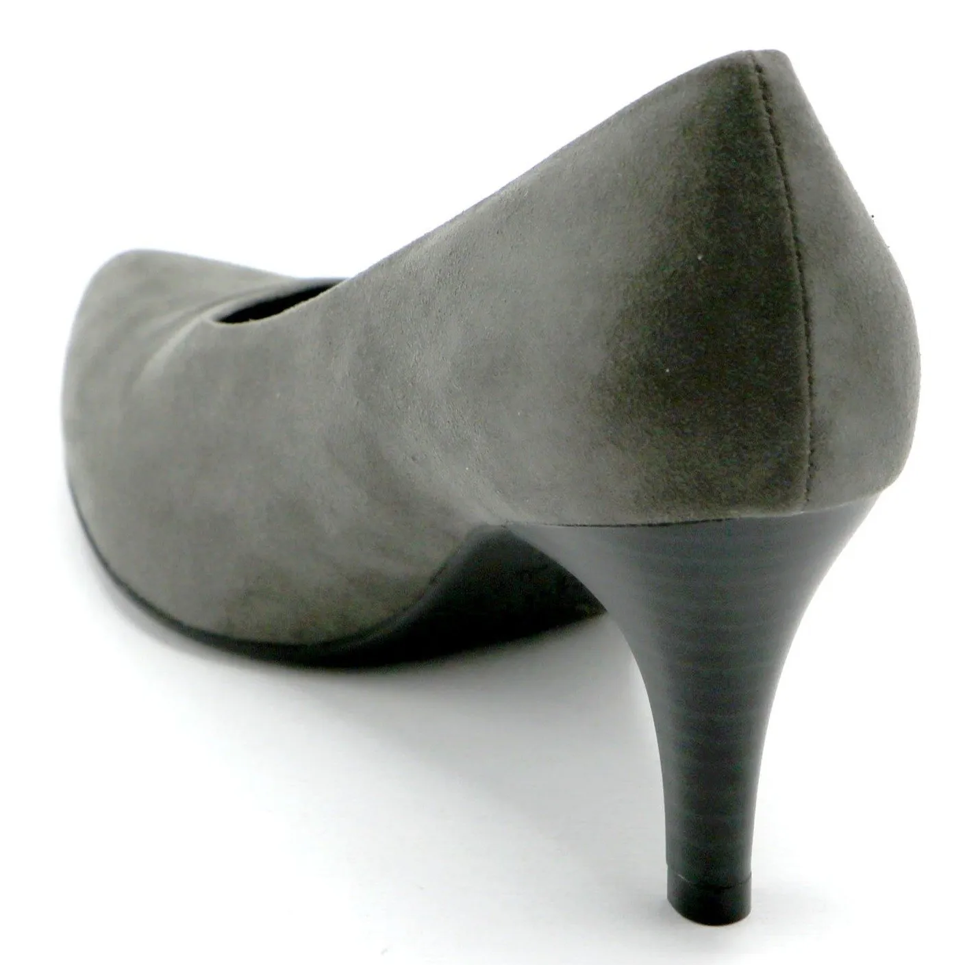 Grey Microfiber Pumps (745.058)