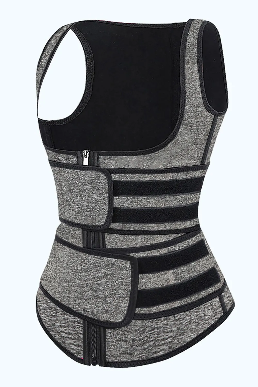 Grey Sport Latex Waist trainer Corset
