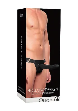 Hollow Design Strap On - Black - One Size