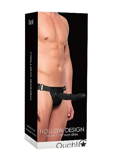 Hollow Design Strap On - Black - One Size