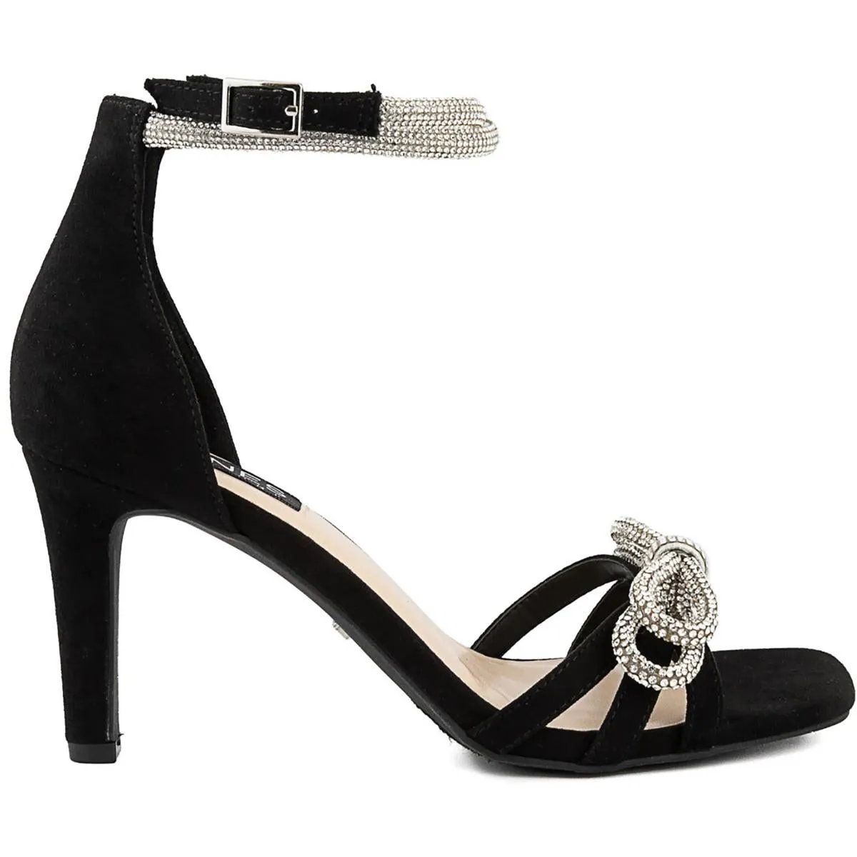 Jones New York Womens Tarrie Faux Suede Open Toe Pumps