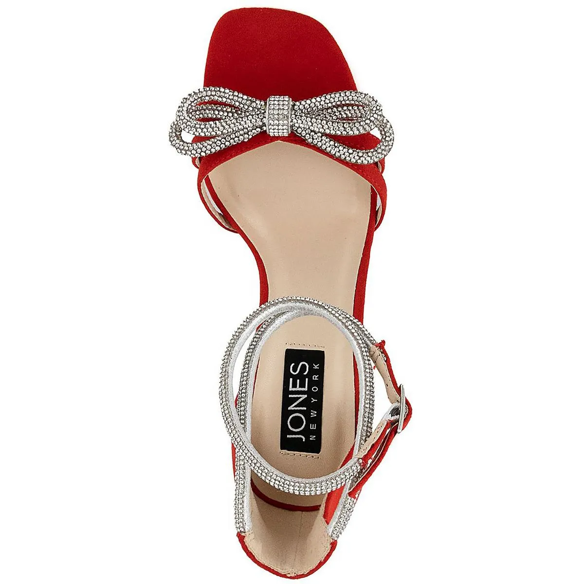 Jones New York Womens Tarrie Faux Suede Open Toe Pumps