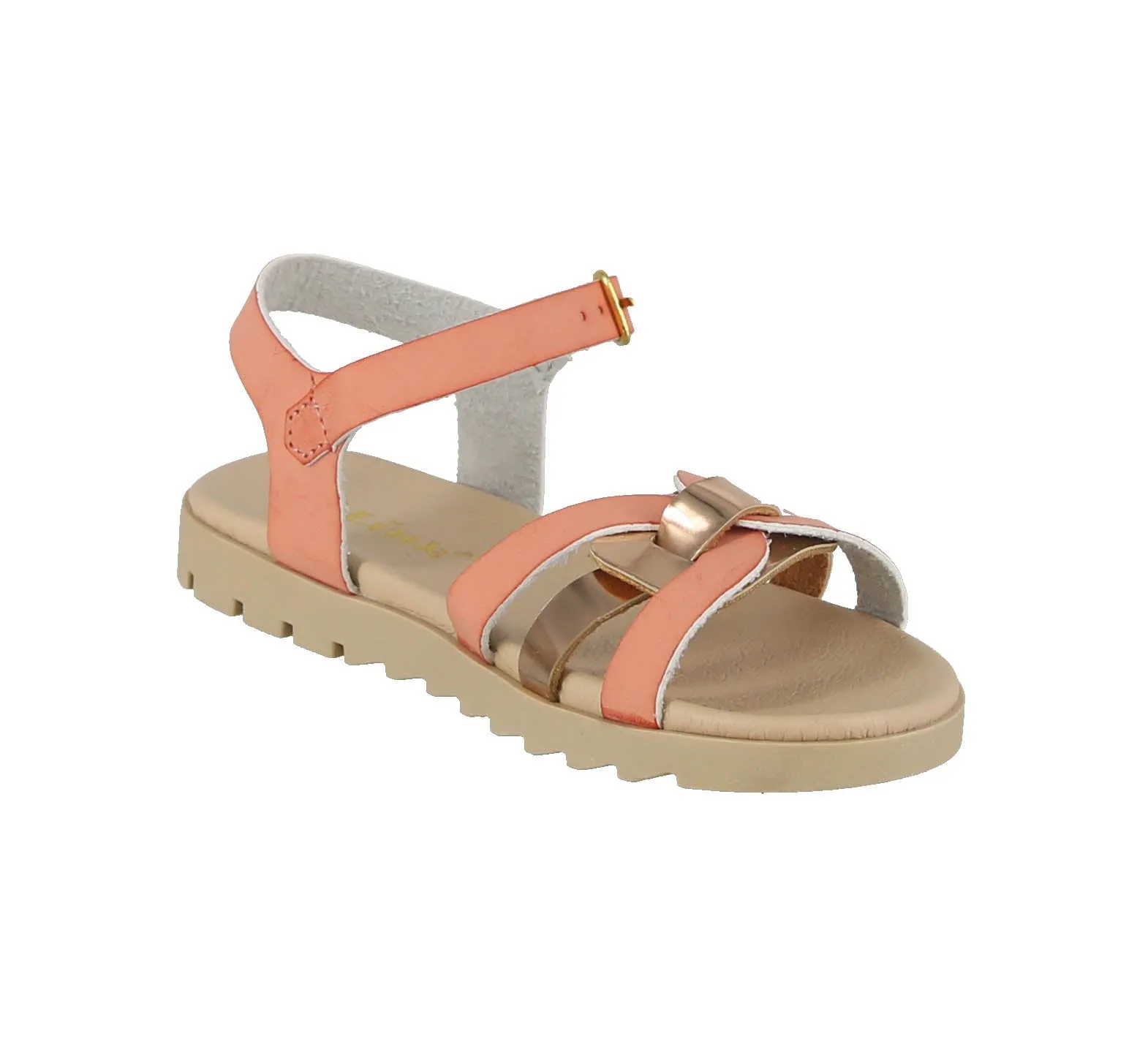 KID'S SHOES CORAL PU LEATHER SANDALS OLIVIA-11K