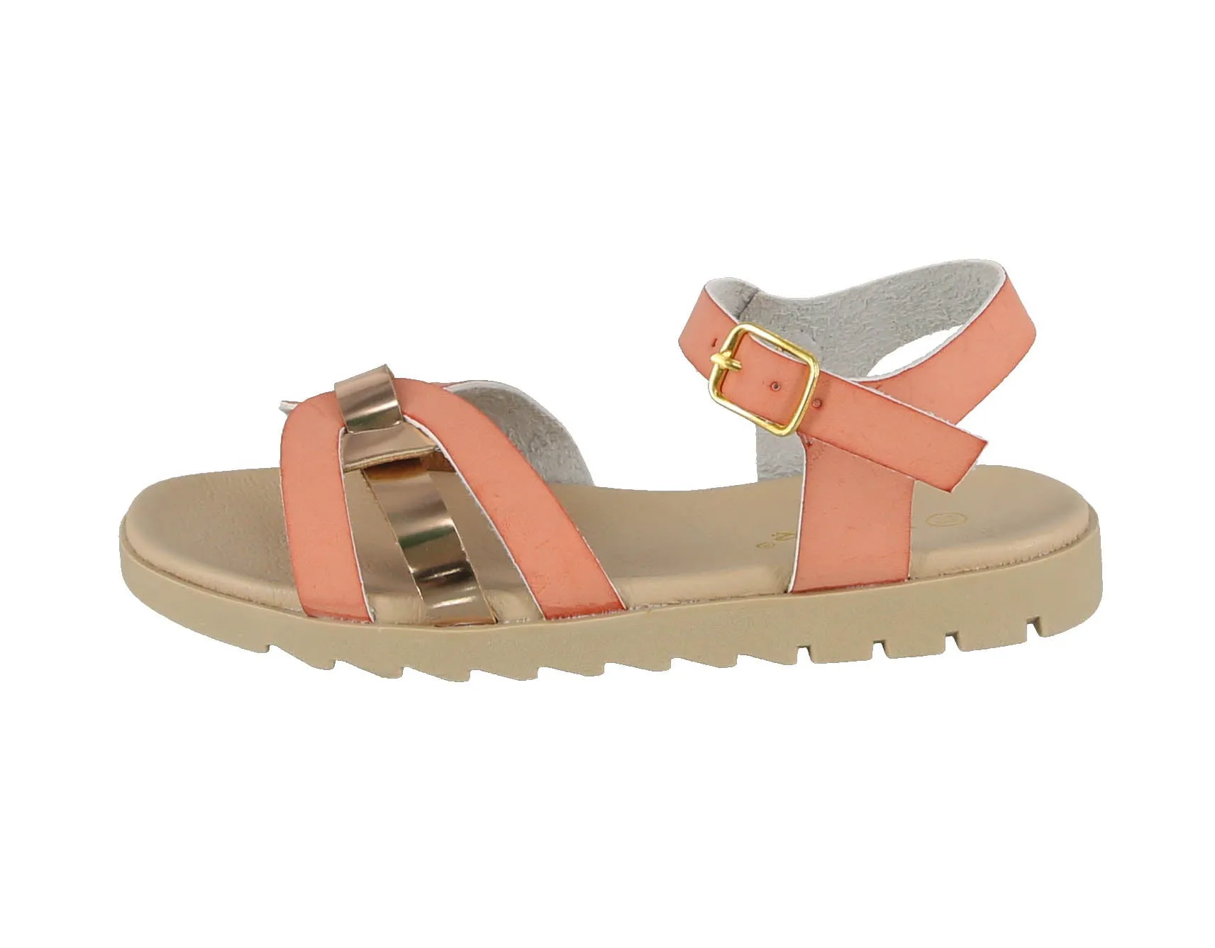 KID'S SHOES CORAL PU LEATHER SANDALS OLIVIA-11K