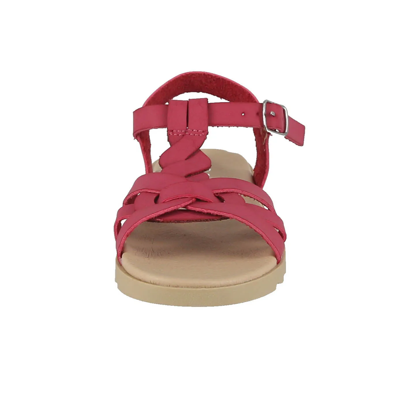 KID'S SHOES FUCHSIA PU LEATHER SANDALS OLIVIA-02K
