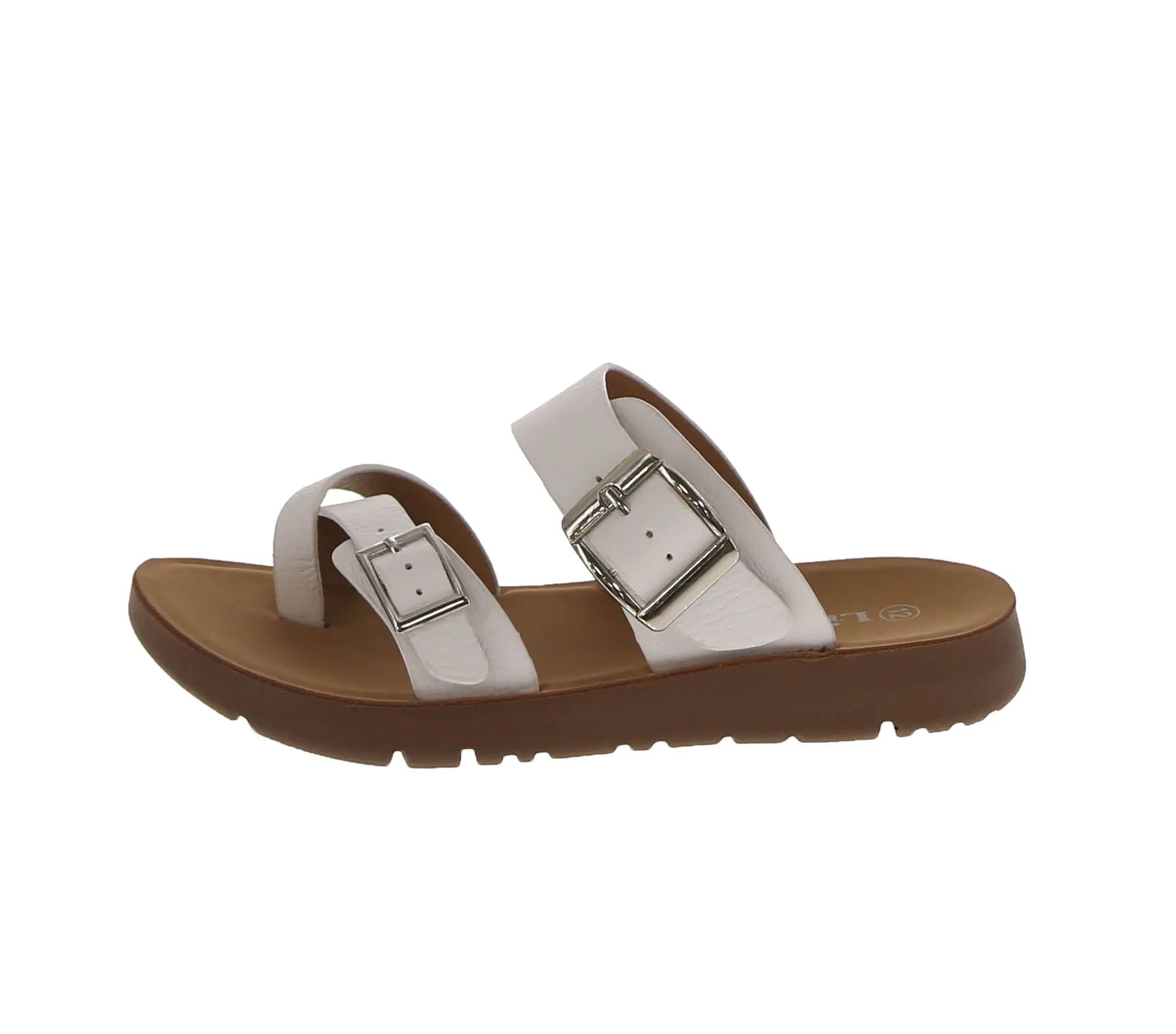 KID'S SHOES WHITE PU LEATHER SANDALS REFORM-2K