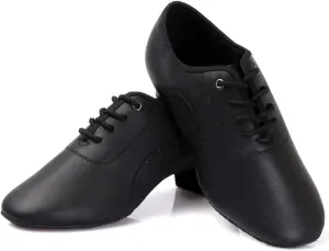 Latin Dance Shoes Men Latin Dance Shoes Leather Men Modern Ballroom International Dance Square Male Dancing Shoe Soft Sole Sneakers