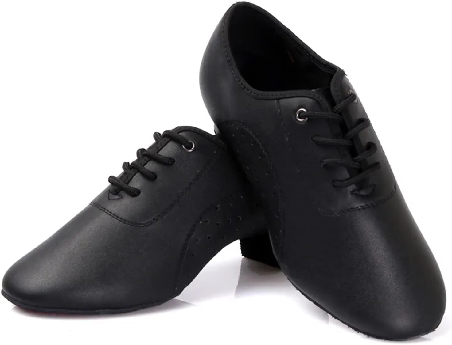 Latin Dance Shoes Men Latin Dance Shoes Leather Men Modern Ballroom International Dance Square Male Dancing Shoe Soft Sole Sneakers