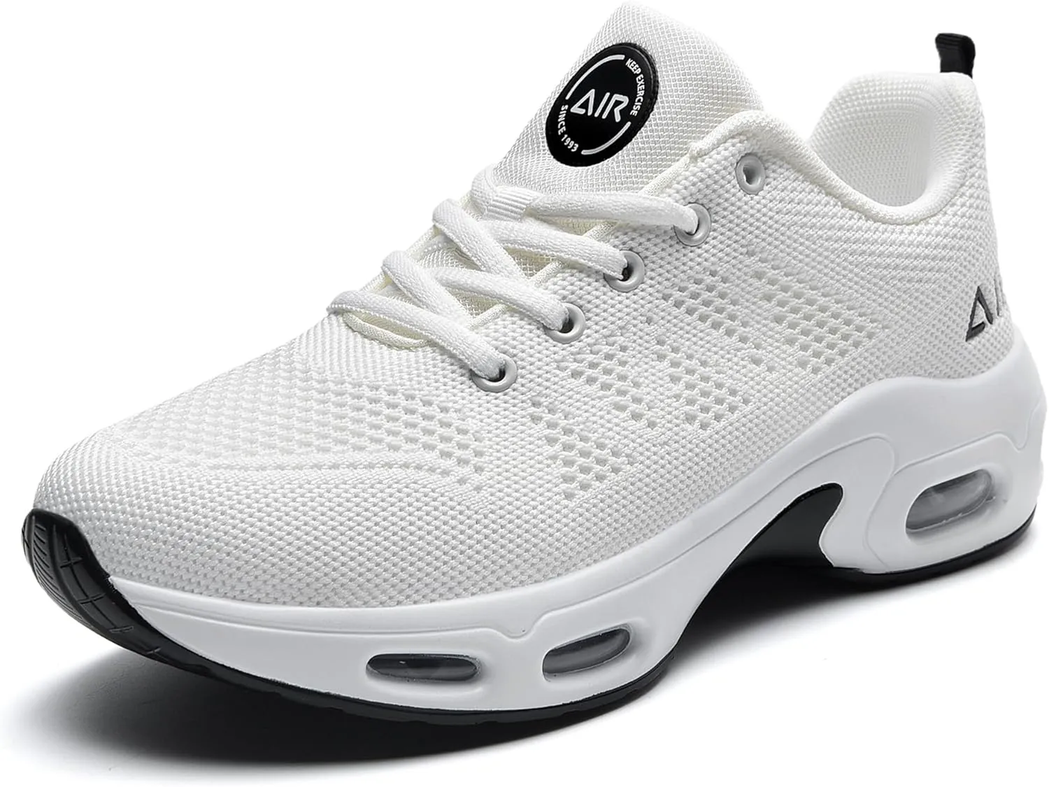 MAFEKE Womens Air Running Shoes Tennis Walking Sneakers Athletic Sport Shoes Lightweight Slip On Footwear for Gym Jogging Size 5.5-11