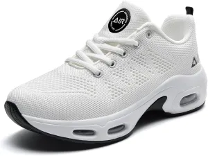 MAFEKE Womens Air Running Shoes Tennis Walking Sneakers Athletic Sport Shoes Lightweight Slip On Footwear for Gym Jogging Size 5.5-11