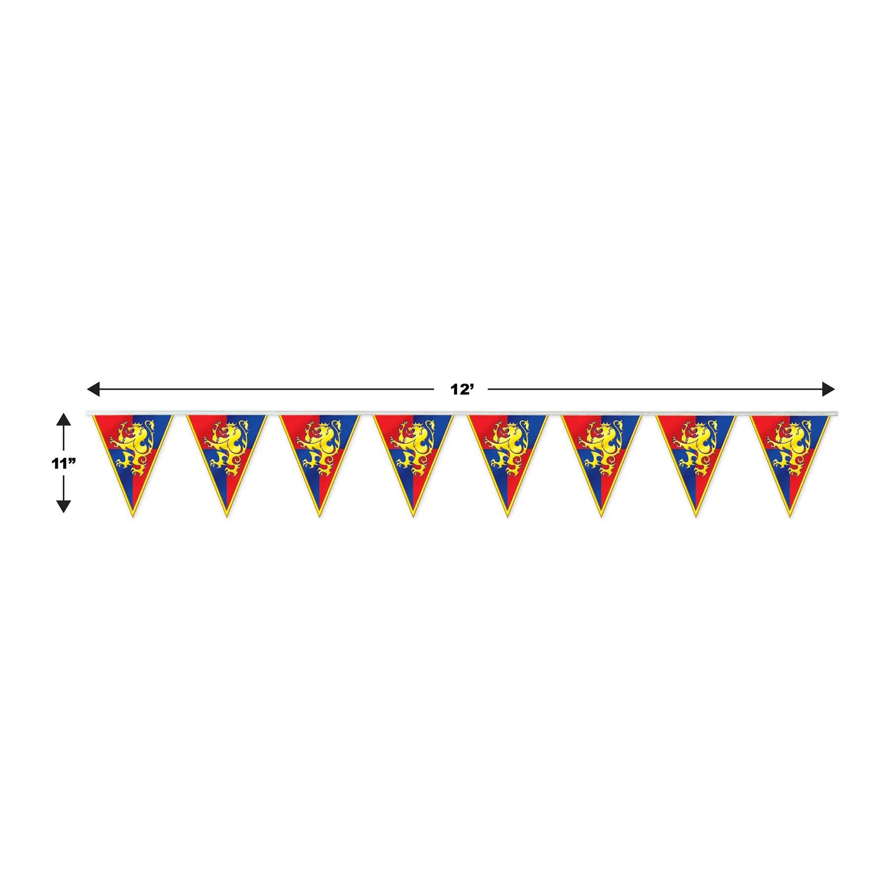 Medieval Pennant Party Banner