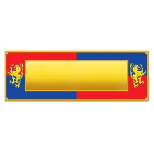 Medieval Sign Party Banner