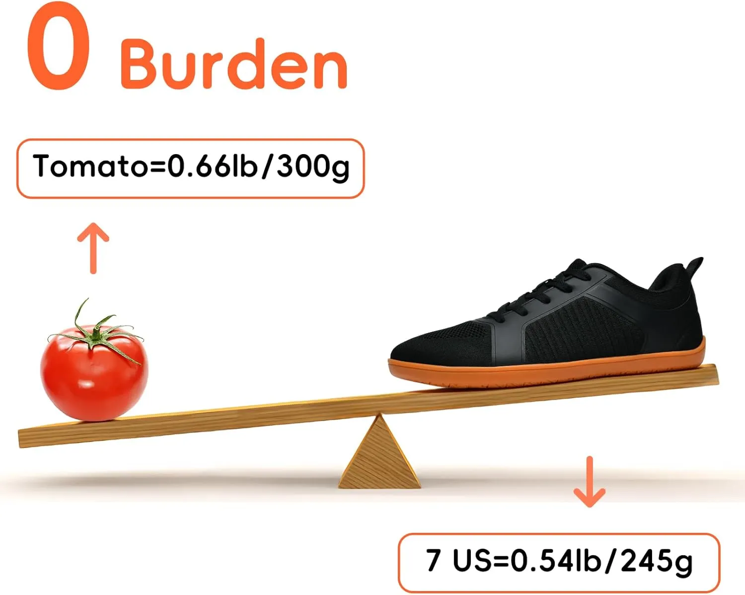Men's Barefoot Shoes Wide Toe Box Zero Drop Minimalist Trail Running