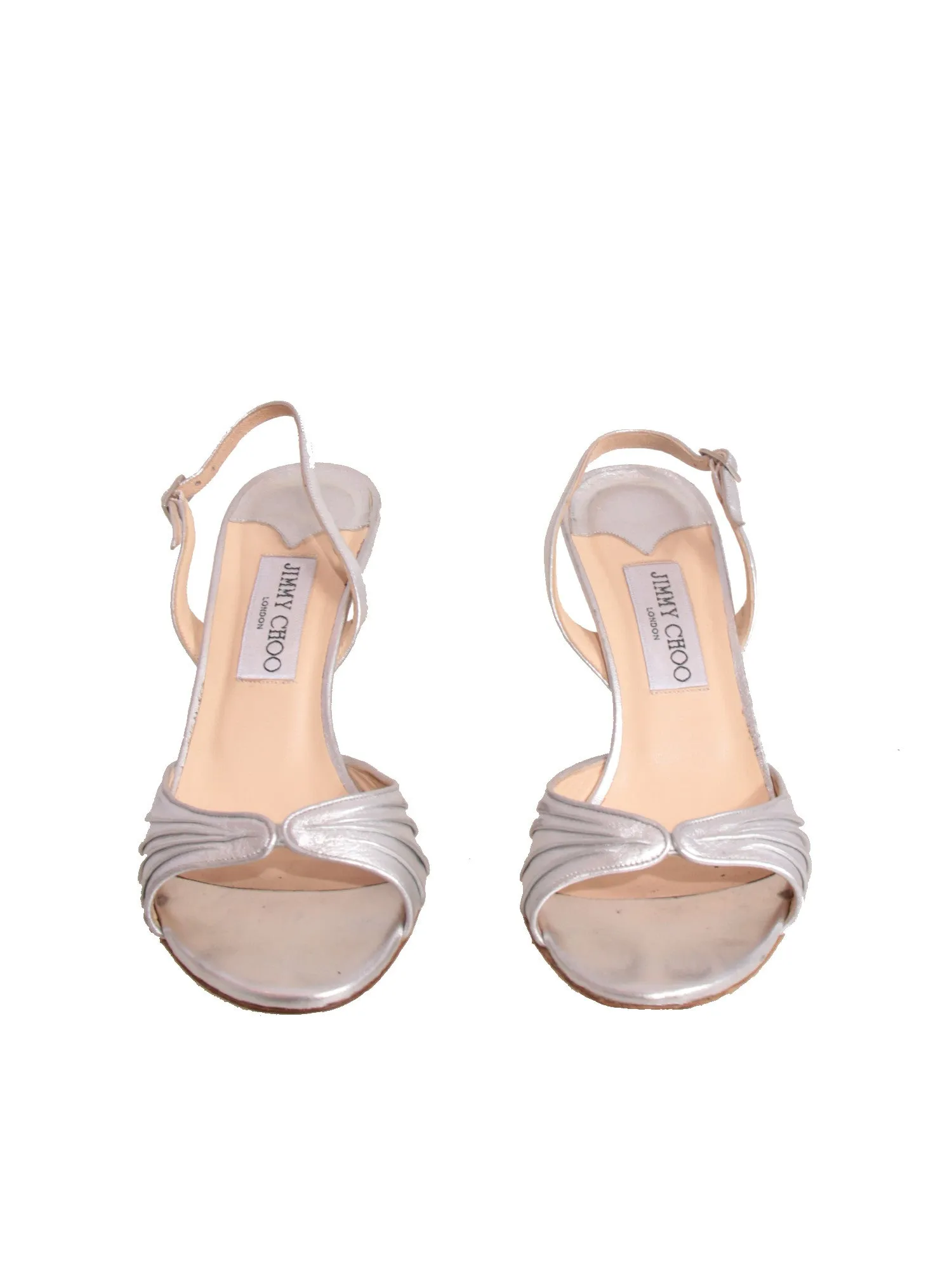 Metallic Slingback Sandals