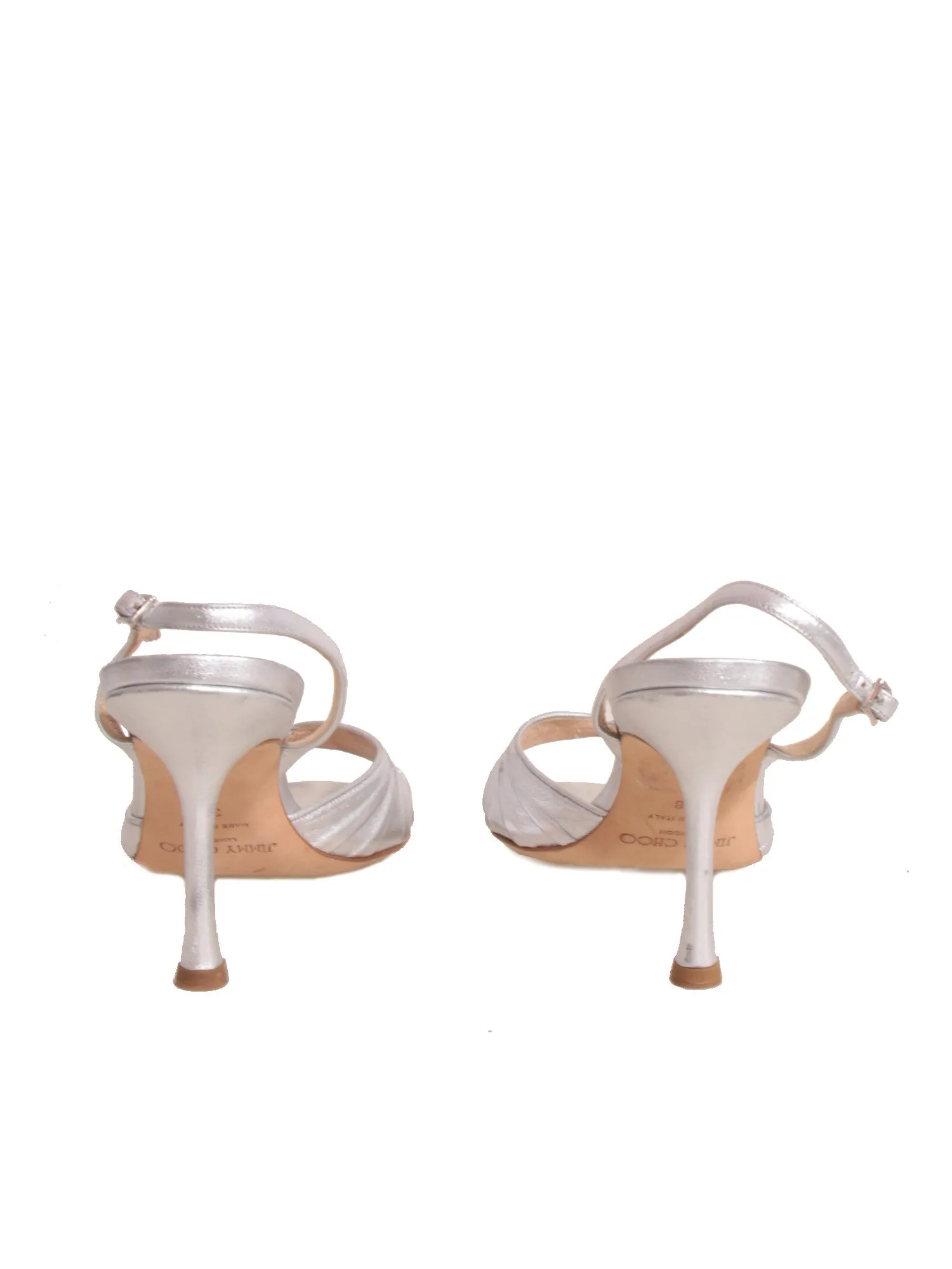 Metallic Slingback Sandals