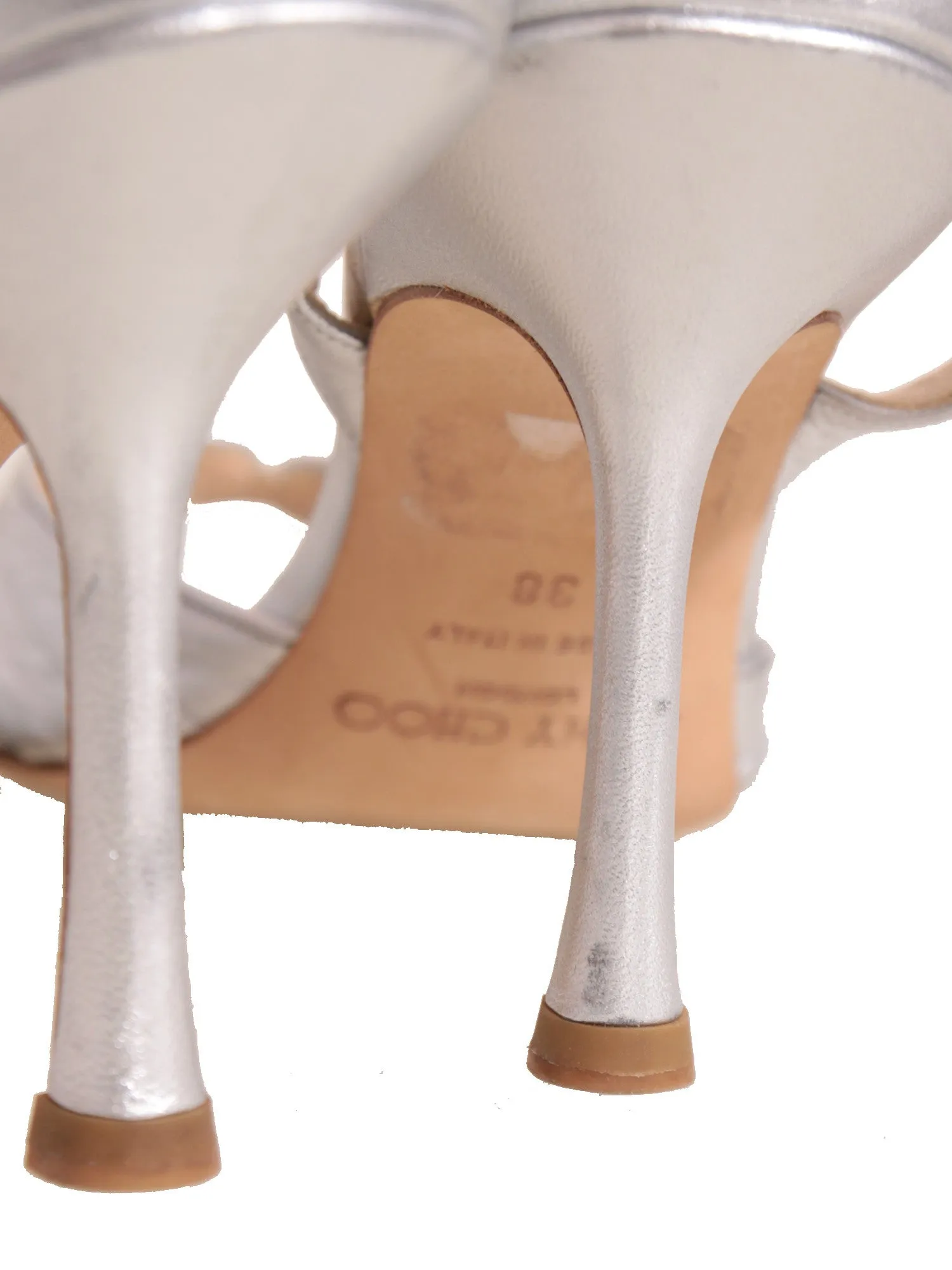 Metallic Slingback Sandals