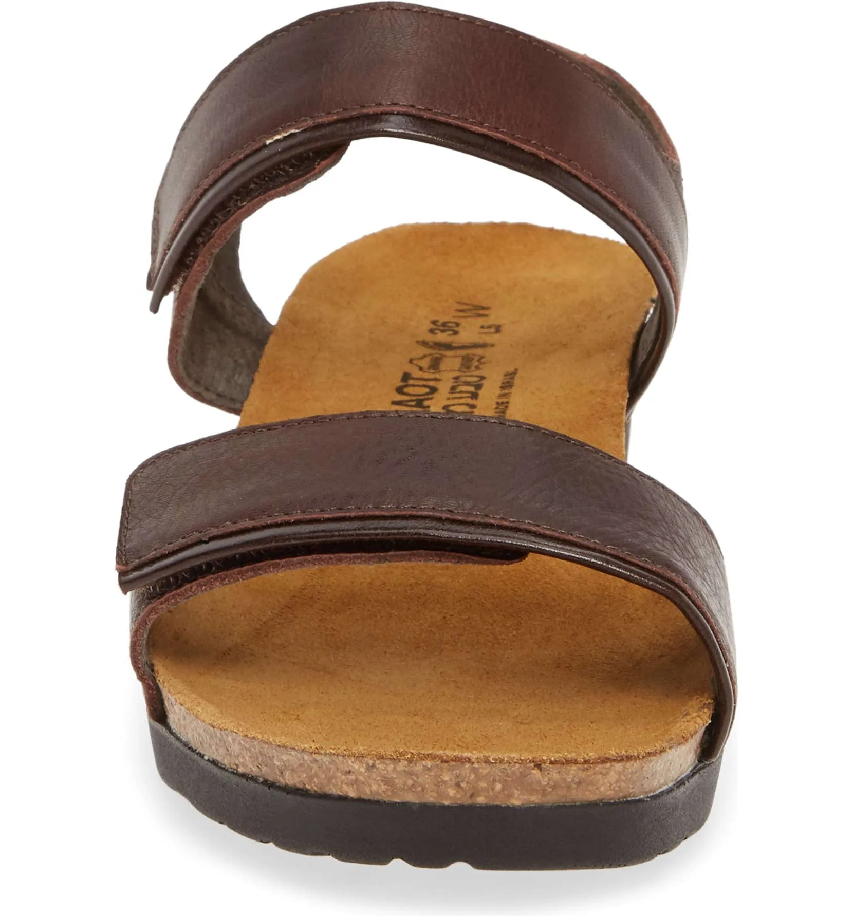 Naot Womens Aisha Soft Brown Leather Walnut