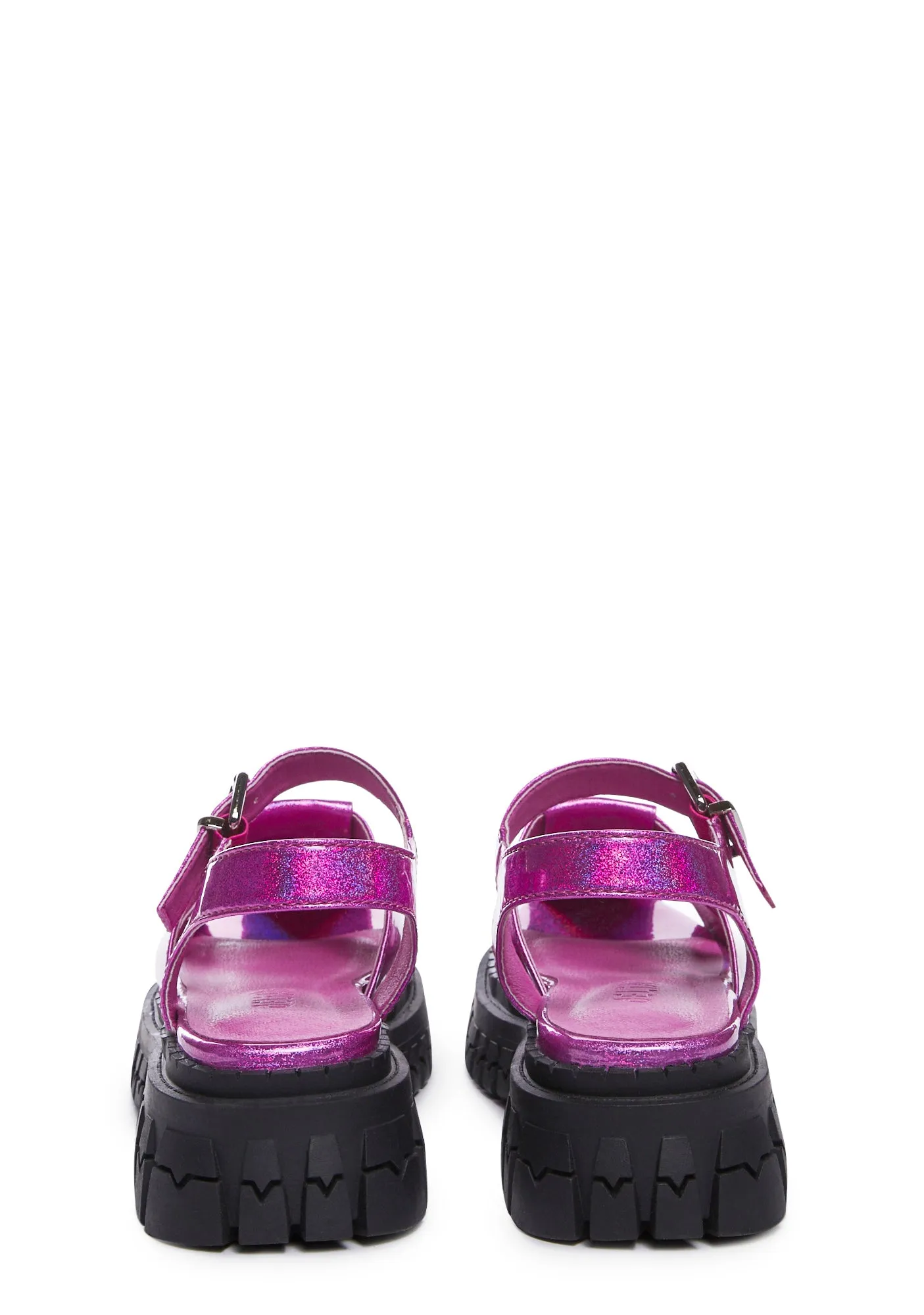 Nostalgic Games Platform Sandals - Pink