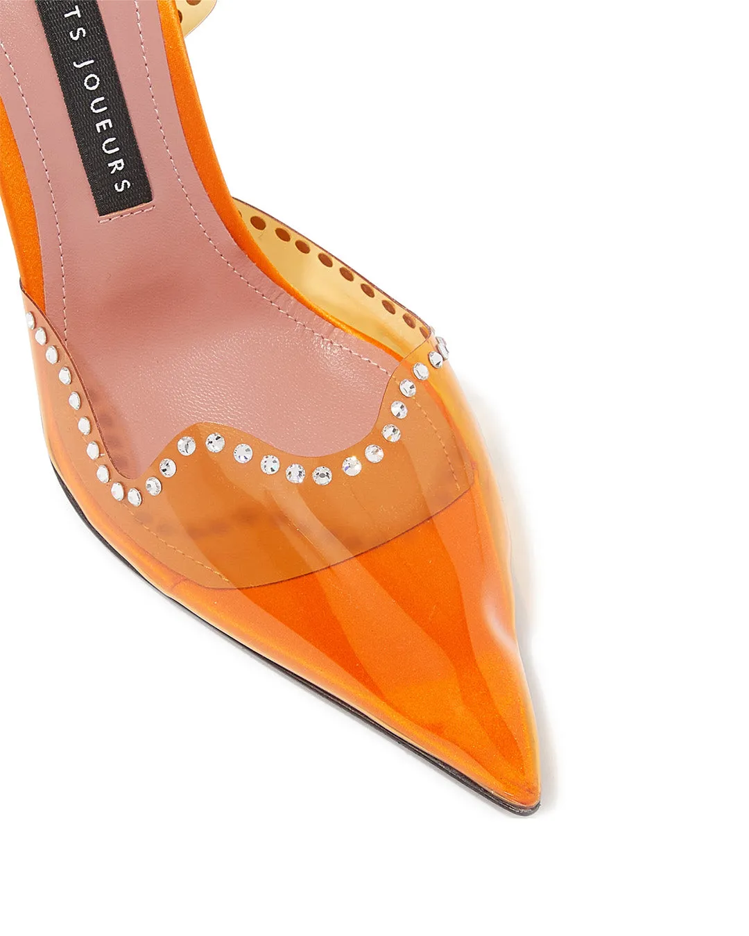 Orange Jerry Waves Pumps