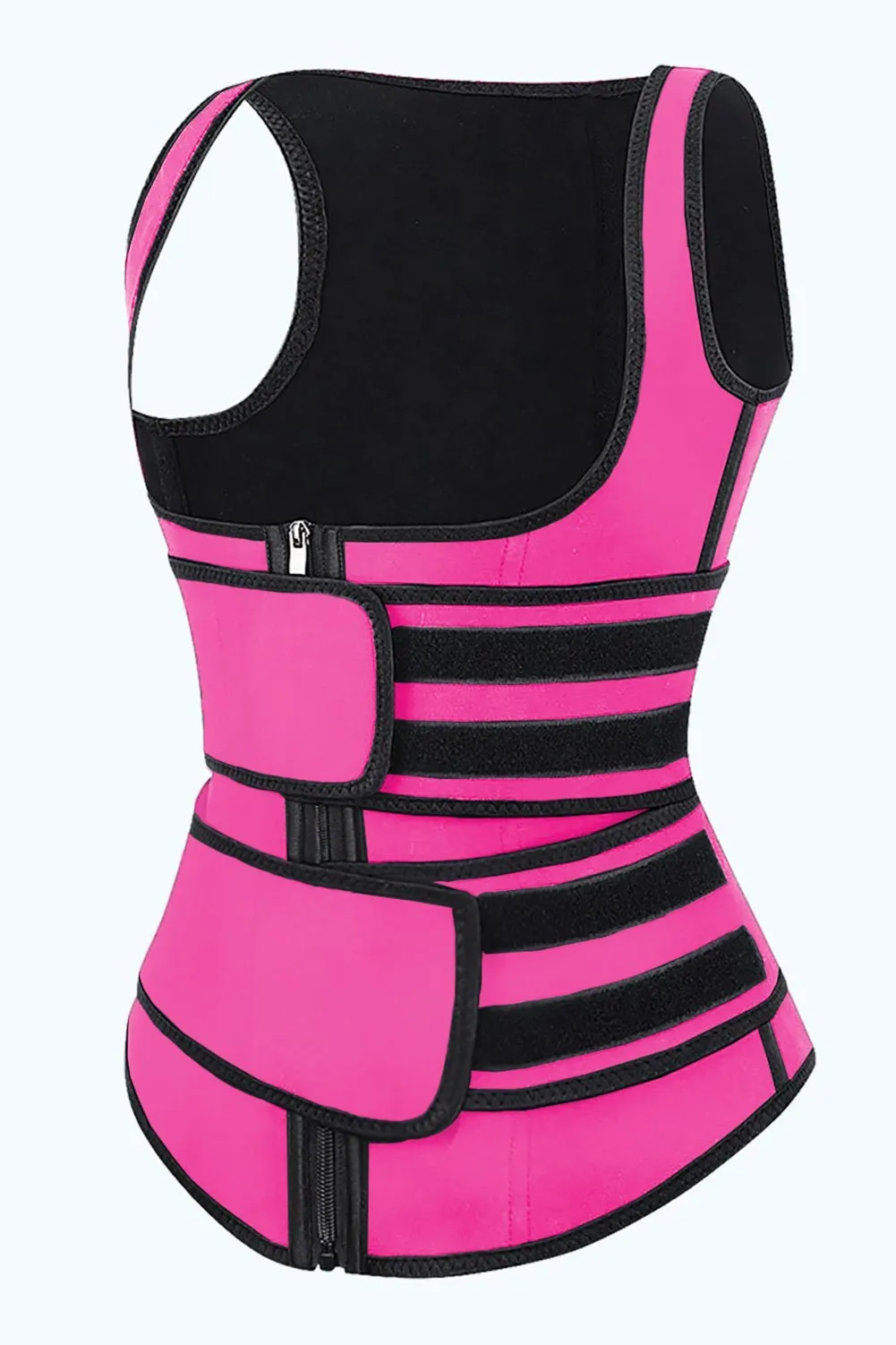 Pink Sport Latex Waist trainer Corset
