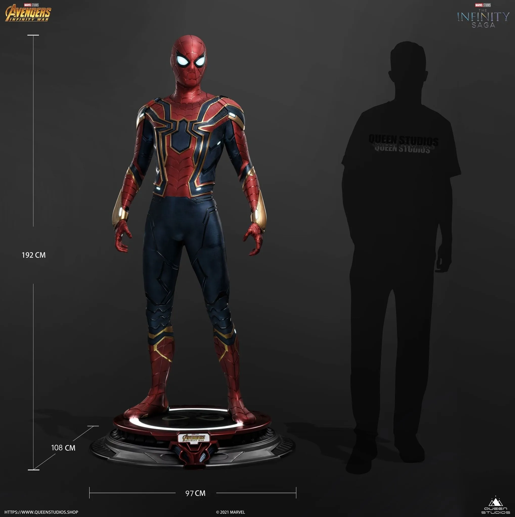 [Pre-Order] Queen Studios -Iron Spider Life-size Statue