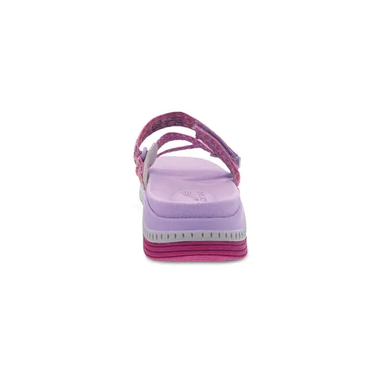 Rosette Adjustable Eva Sandal in Fuchsia