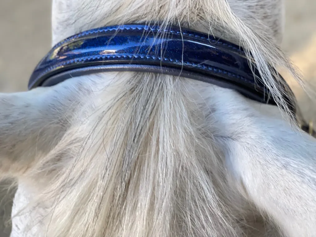 The Revolution Cobalt Blue Leather Halter