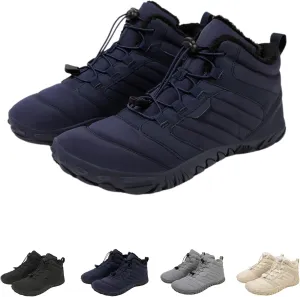 Winter Men's Women's Barefoot Shoes, Hiking Barefoot Winter Boots, Zero Drop Sole Trail Running Shoes Wide Toe Shoes