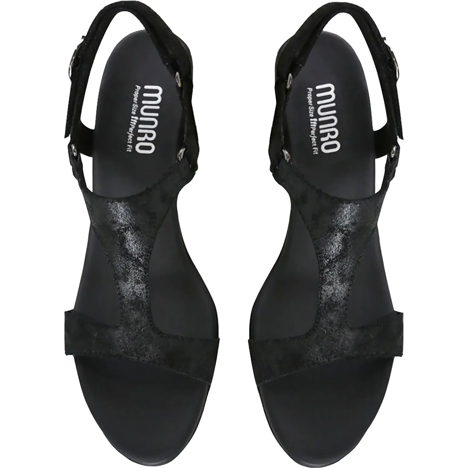 Women's Munro Marta Black Suede