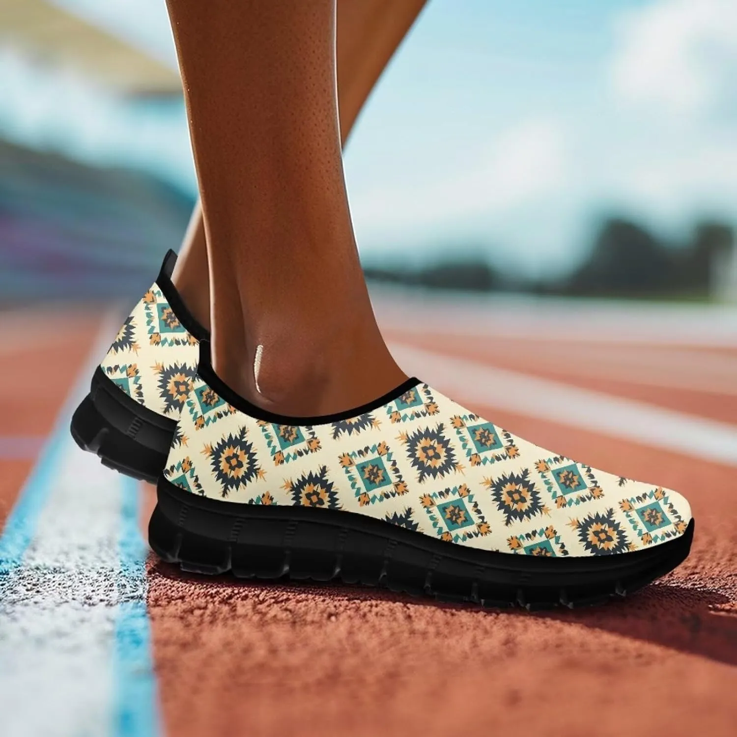 Women's Sneaker Casual Soft Slip On Shoes Low Top Breathable Lightweight Non-Slip Workout Running Sneaker for Women US 5.5-11.5